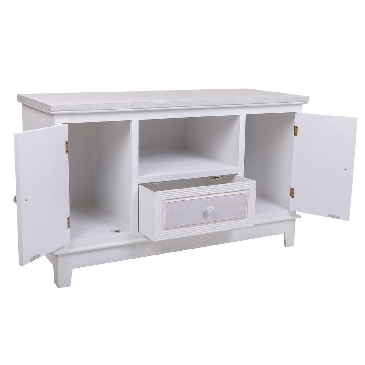 UNTERSCHRANK 100x42x60 cm - Weiß, Holzwerkstoff (100/60/42cm) - Wanderlust