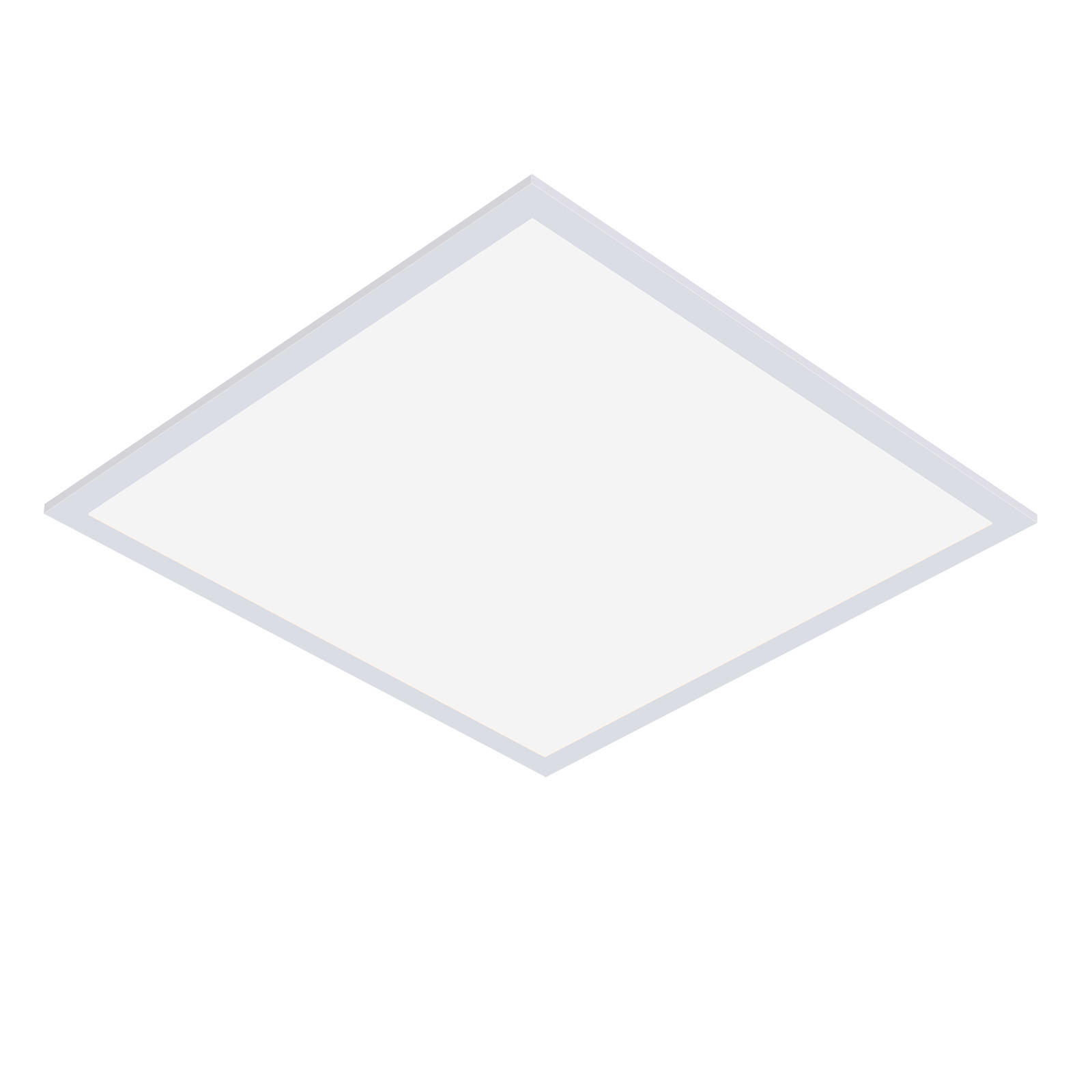 ZMH Led Weiß 44.5x5x44.5 cm