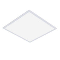 LED DECKENLEUCHTE Zovric 44.5/44.5/5 cm - Weiß, Kunststoff/Metall (44.5/44.5/5cm) - ZMH