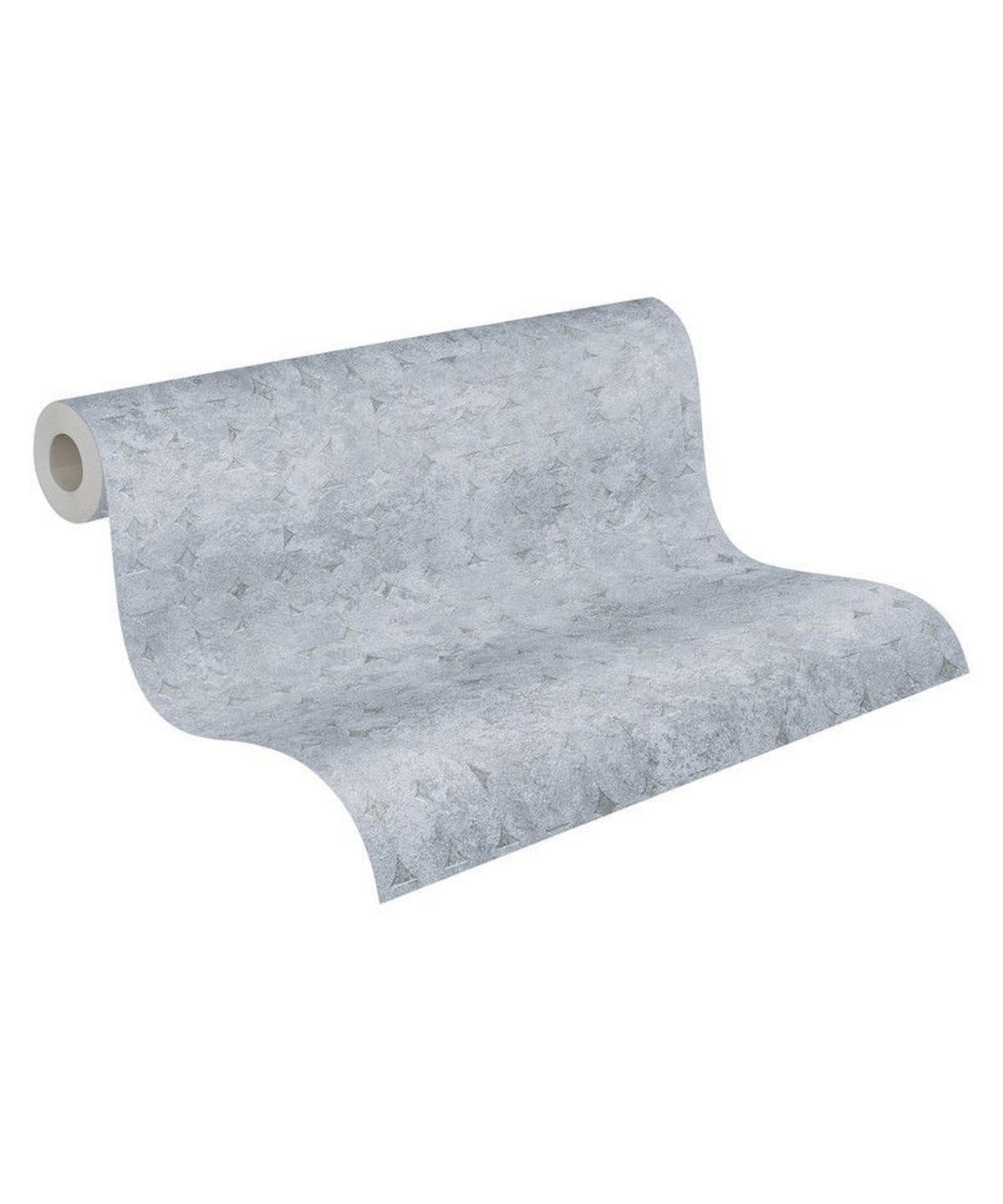 VLIESTAPETE Grau 53/1005 cm - Silberfarben, Textil (53/1cm) - KUNSTLOFT