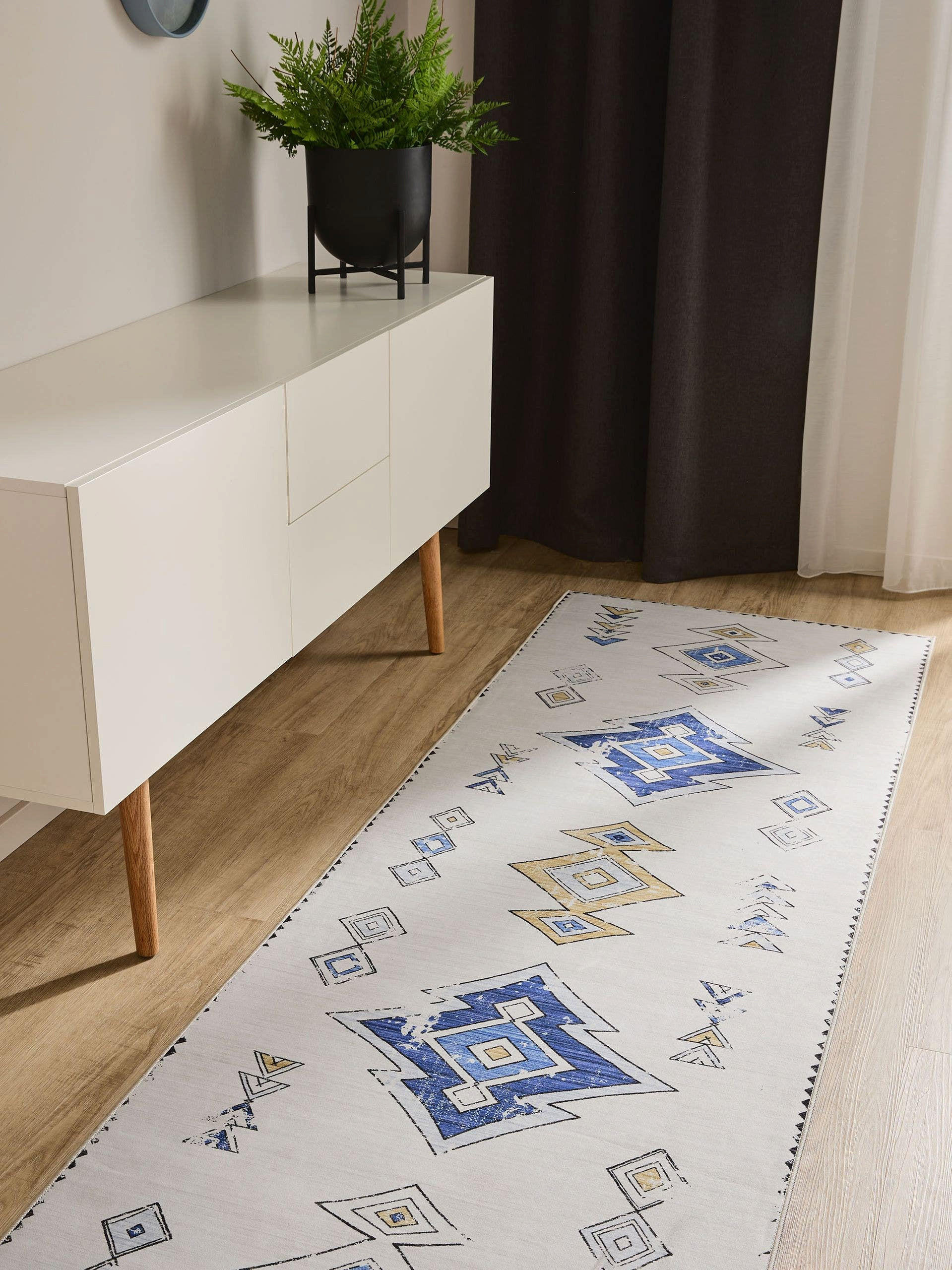 VINTAGE-LÄUFER George waschbar 80x240 cm - Beige/Multicolor, Kunststoff (80/240cm) - benuta