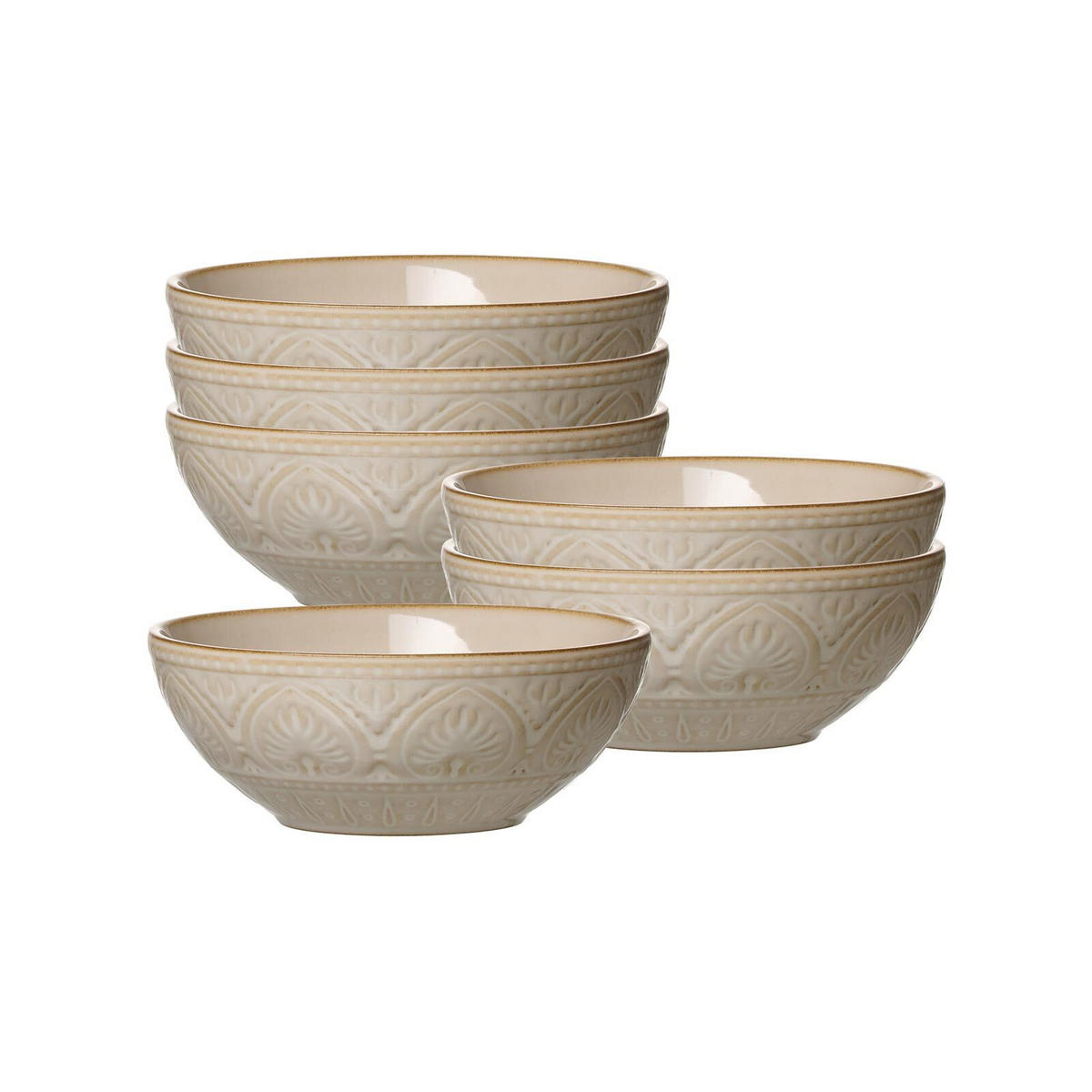 SPEISETELLER Omara beige ø 15,5 cm 6er Set - Beige, Keramik (15.5cm) - Ritzenhoff Breker