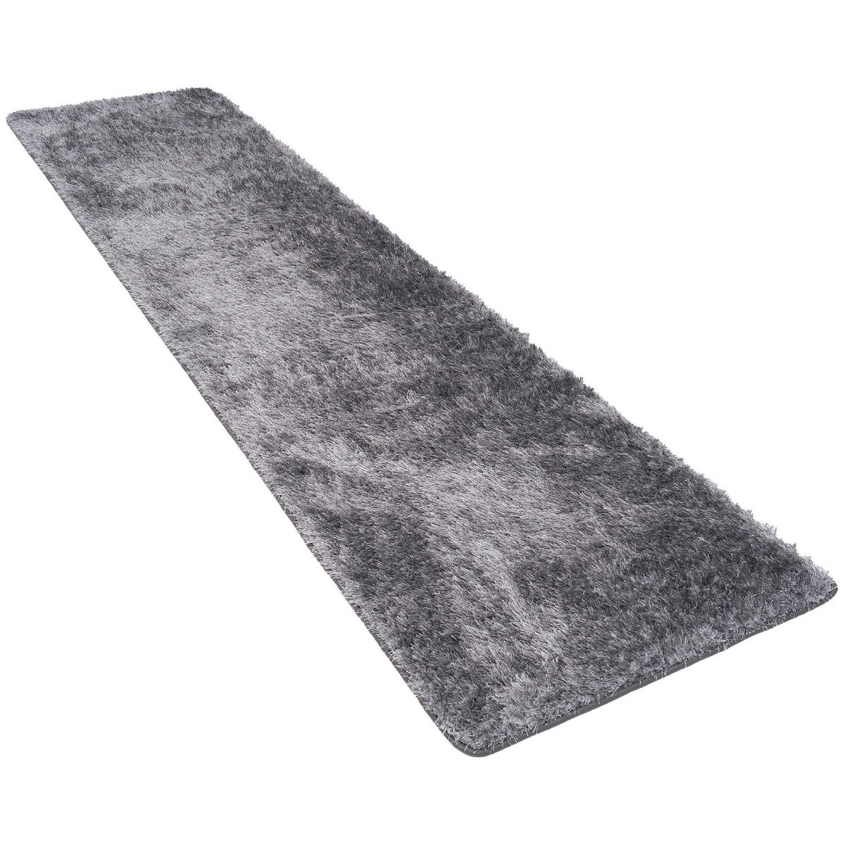 HOCHFLOR SHAGGY TEPPICH FEELING MIX LÄUFER - Silberfarben, Textil (100/400cm) - Snapstyle
