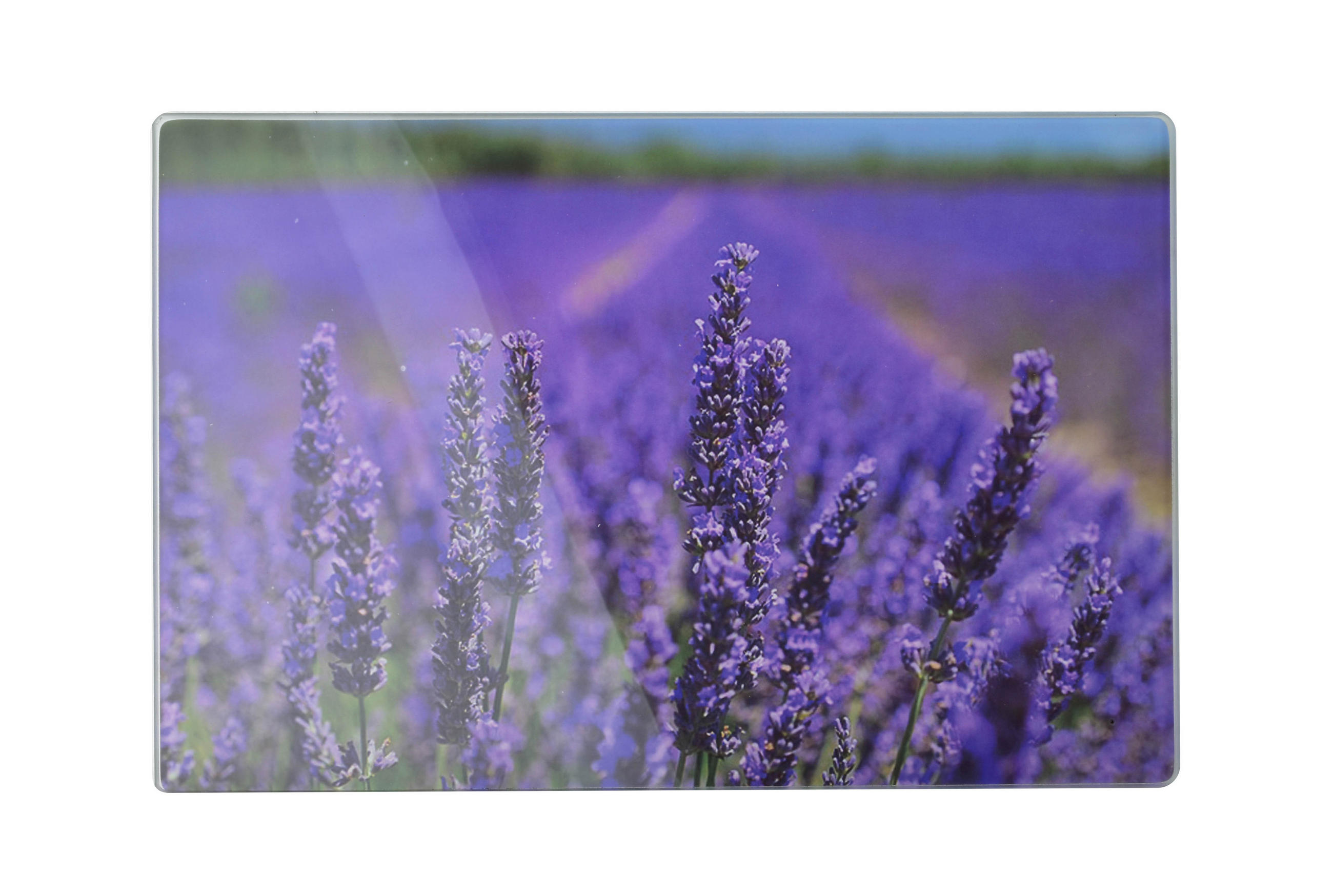 SCHNEIDEBRETT Aria Purple 30/20/2 cm Glas - Lila, Glas (20/30cm) - Mondex