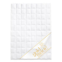 SOMMERBETTDECKE MARIE Entendaunen leicht - Weiß, Naturmaterialien/Textil (155/220cm) - Goldmarie 