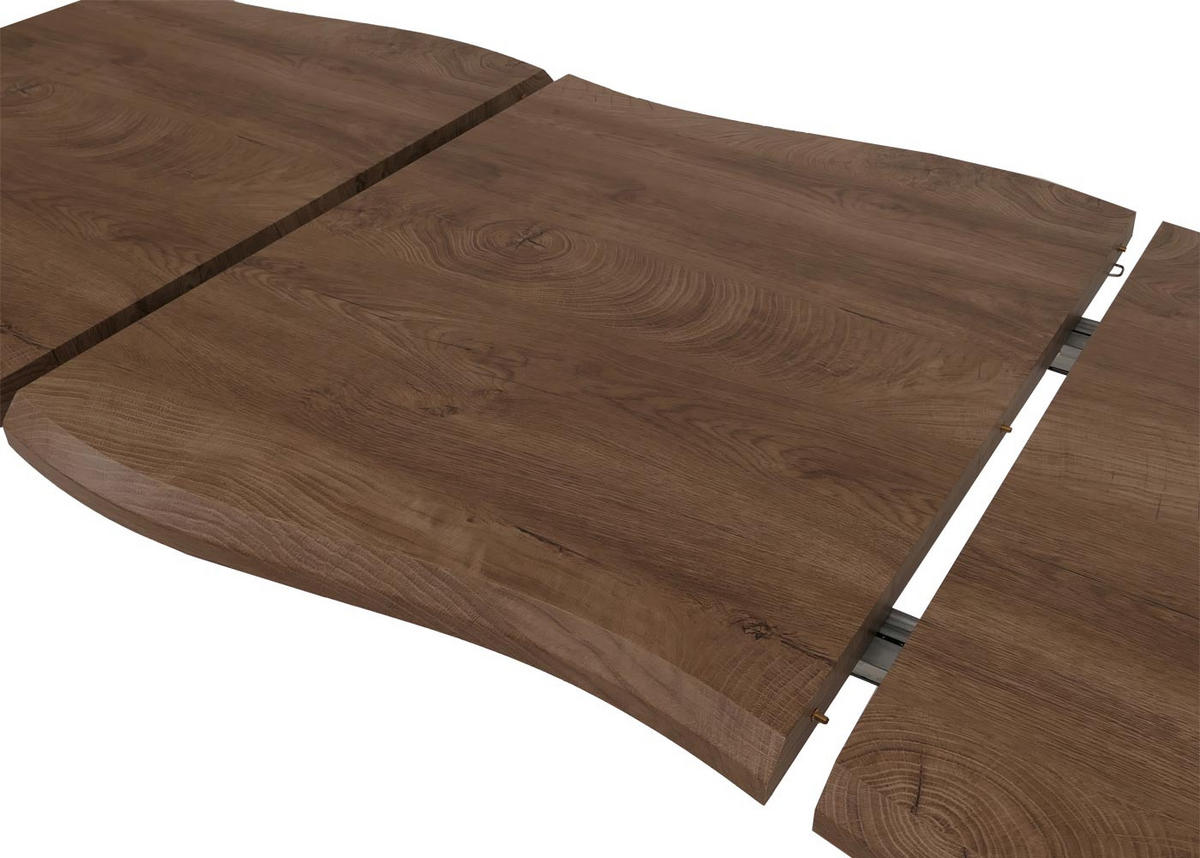 ESSZIMMERTISCH eckig Eiche Dekor - Eichefarben, Holz (90/220/77cm) - MCW