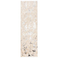 LÄUFER Crystal Hellgrau Marmor Optik 70/600 cm - Hellgrau, Textil (70/600cm) - Tapiso