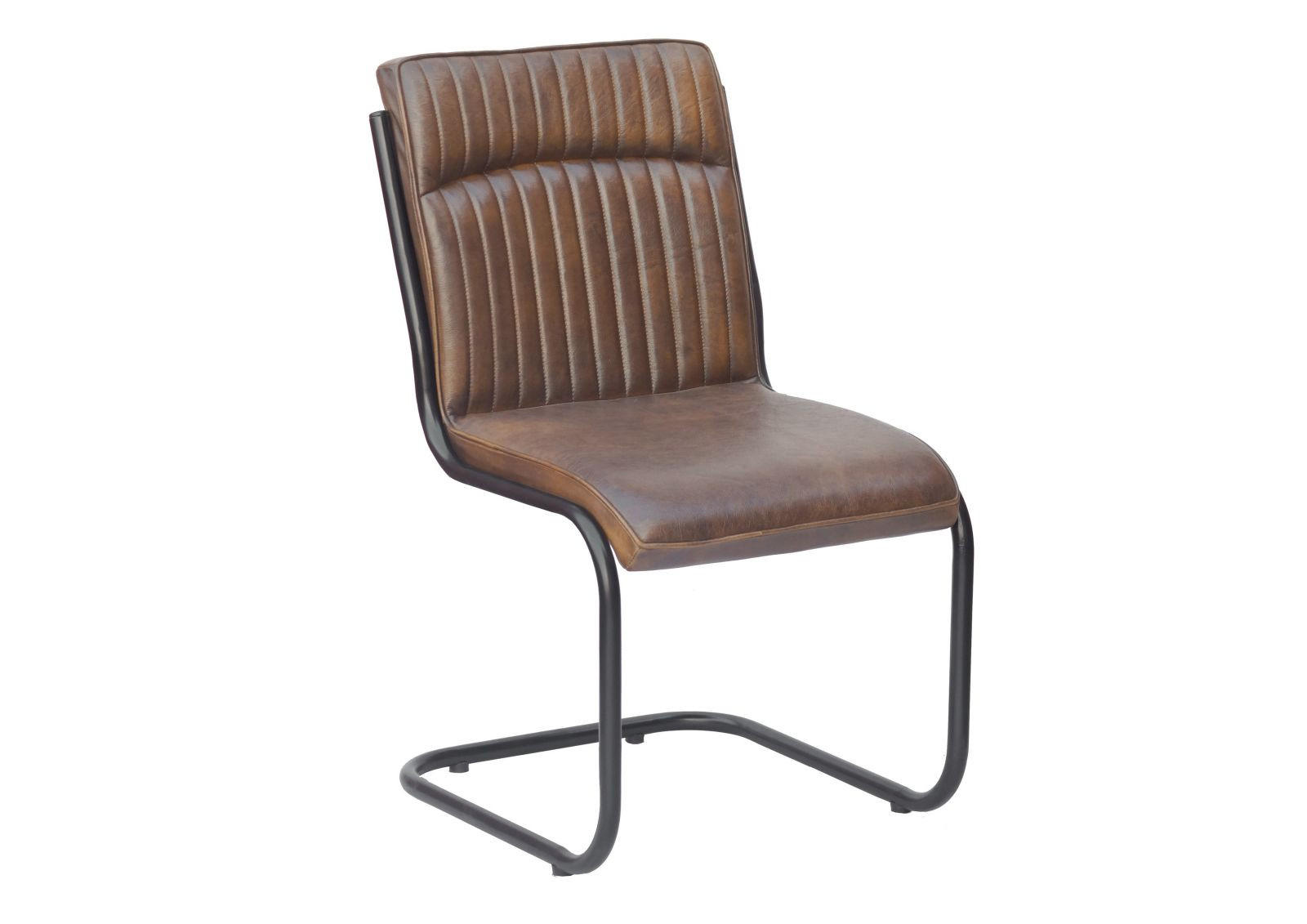 FREISCHWINGER Echtleder 52x61x92 braun IRON LABEL #03 - Braun, Leder (52/92/61cm) - Massivmoebel24