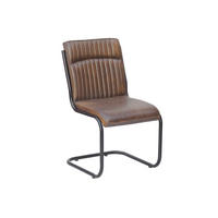 FREISCHWINGER Echtleder 52x61x92 braun IRON LABEL #03 - Braun, Leder (52/92/61cm) - Massivmoebel24