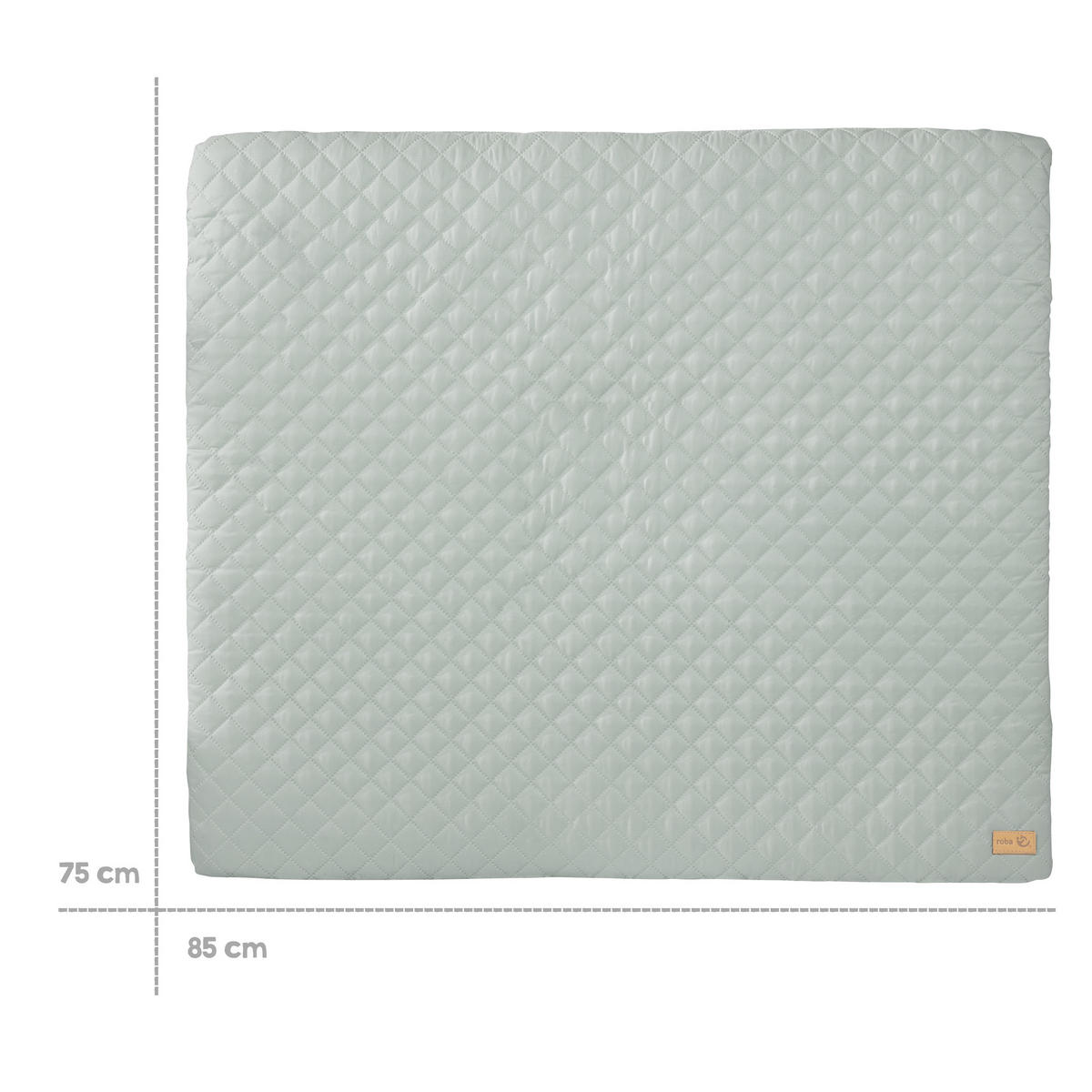 WICKELAUFLAGE roba Style Frosty green - Grün, Textil (85/75cm) - Roba