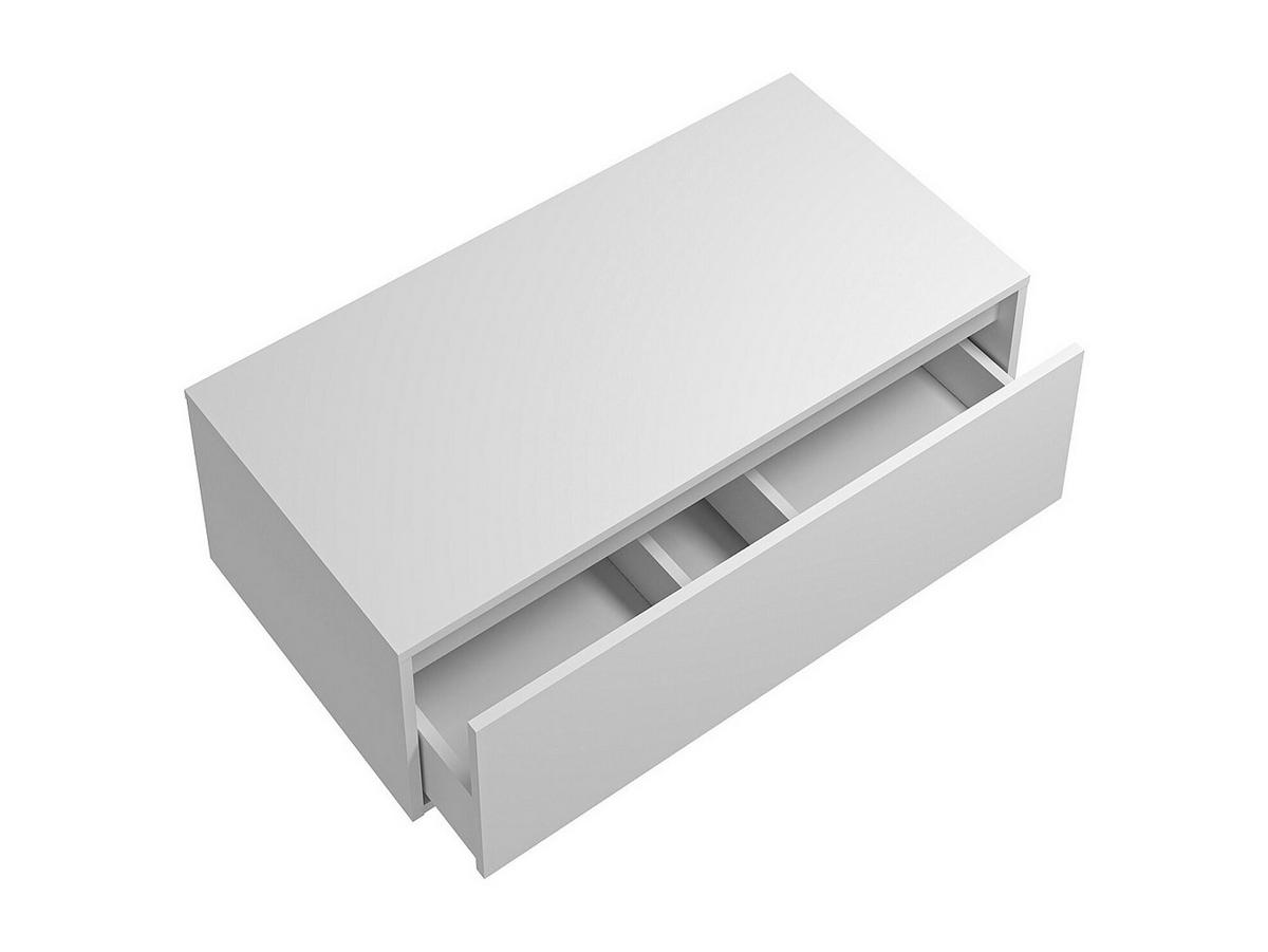 WASCHBECKENUNTERSCHRANK hängend - Weiß - 94 cm - TEANA II - Weiß, Holz (94/32/47cm) - Vente-Unique