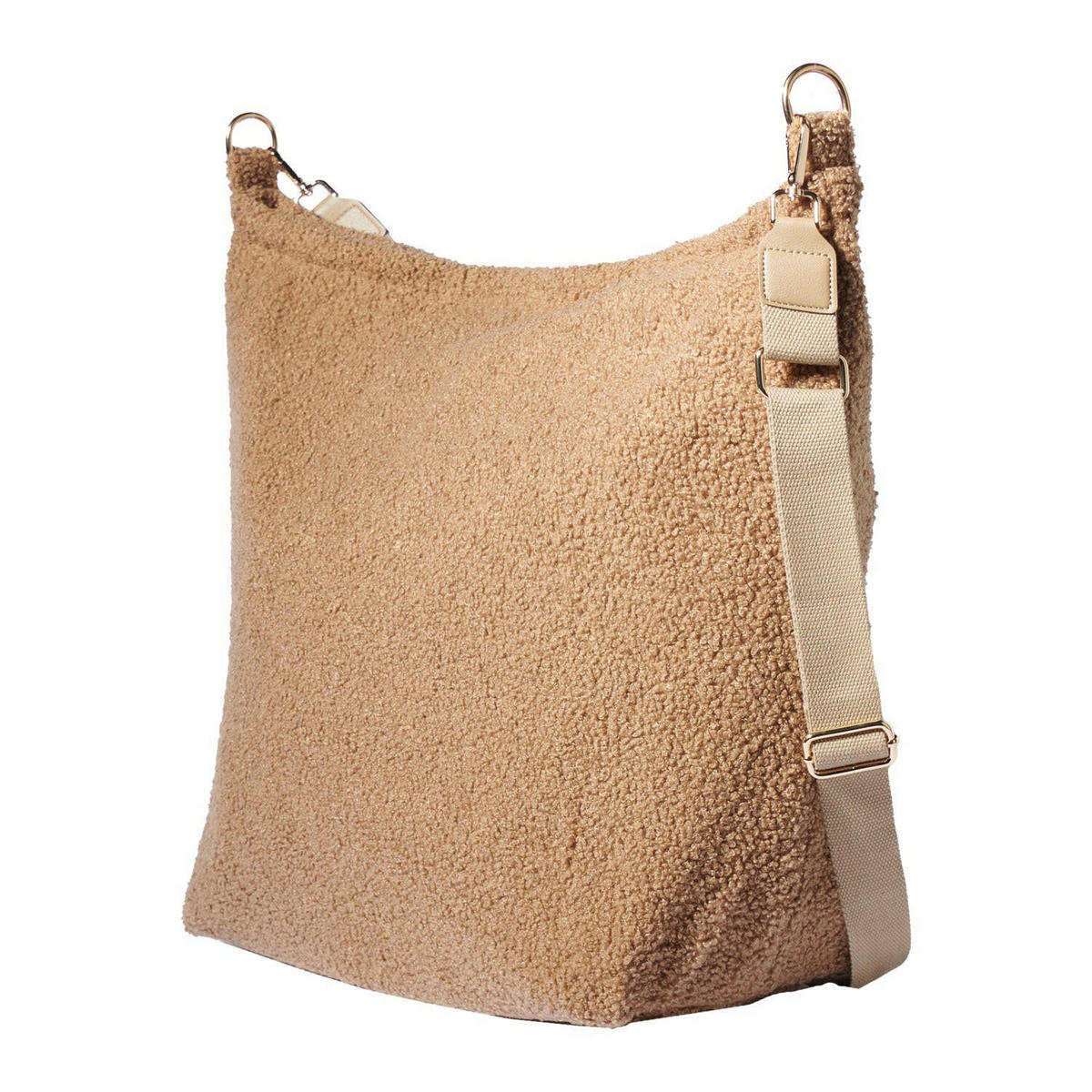 MOM Bag Teddy Bouclé Beige - Beige, Textil (60/10/45cm) - nordic coast company