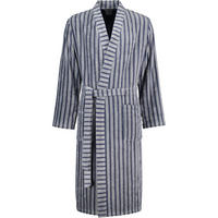 BADEMANTEL HERREN KIMONO STREIFEN 5505 DENIM - 17 - Blau, Textil (Snull) - Cawoe