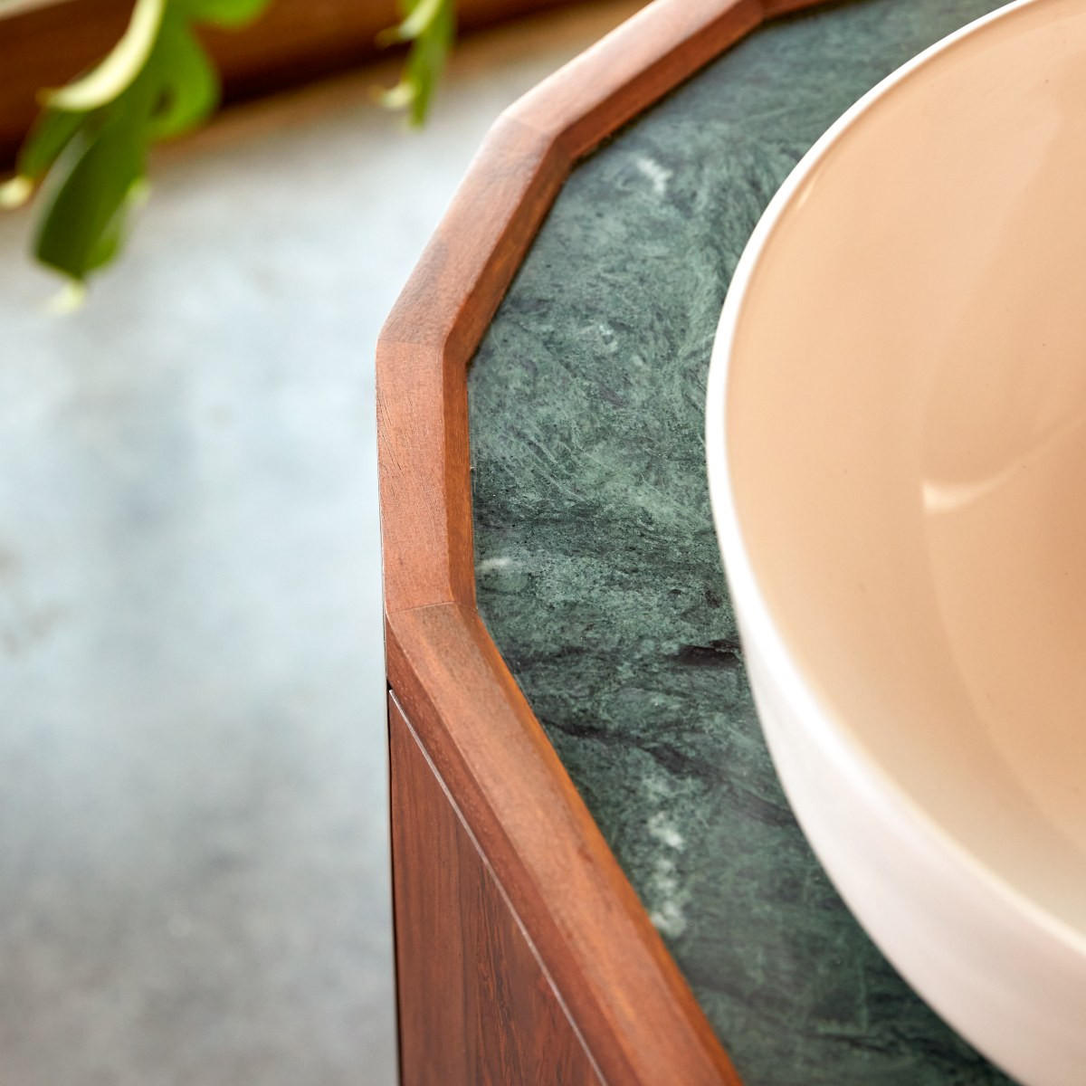 WASCHTISCHUNTERSCHRANK Jade Braun aus Palisander - Braun, Holz (120/80/53cm) - Tikamoon