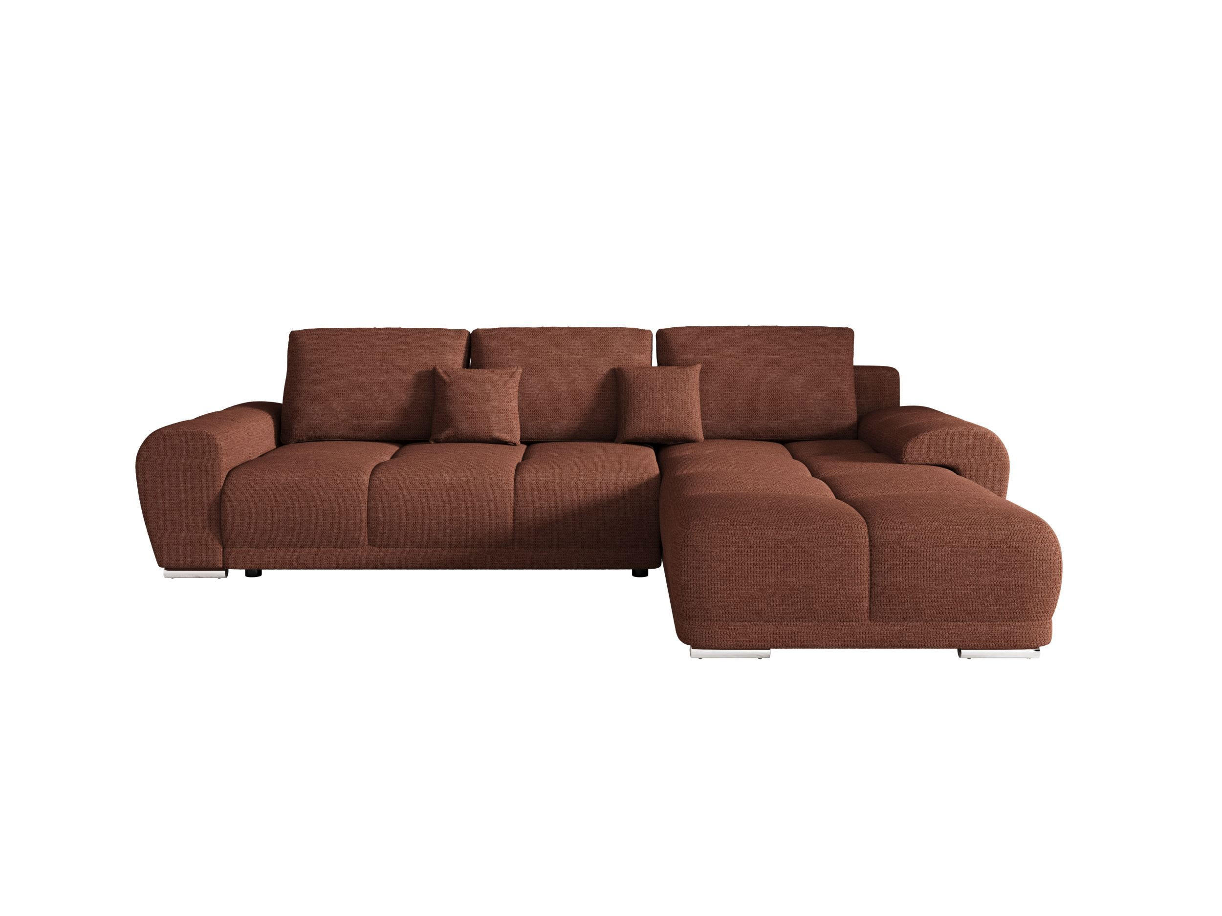 ECKSOFA BEGA L Rechts ARAGON 59 mit Schlaffunktion - Hellbraun, Textil (289/185cm) - Bedante