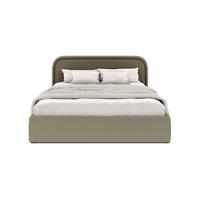 POLSTERBETT Juko 180x200 cm, Braun - Braun, Textil (180/200cm) - Fedve