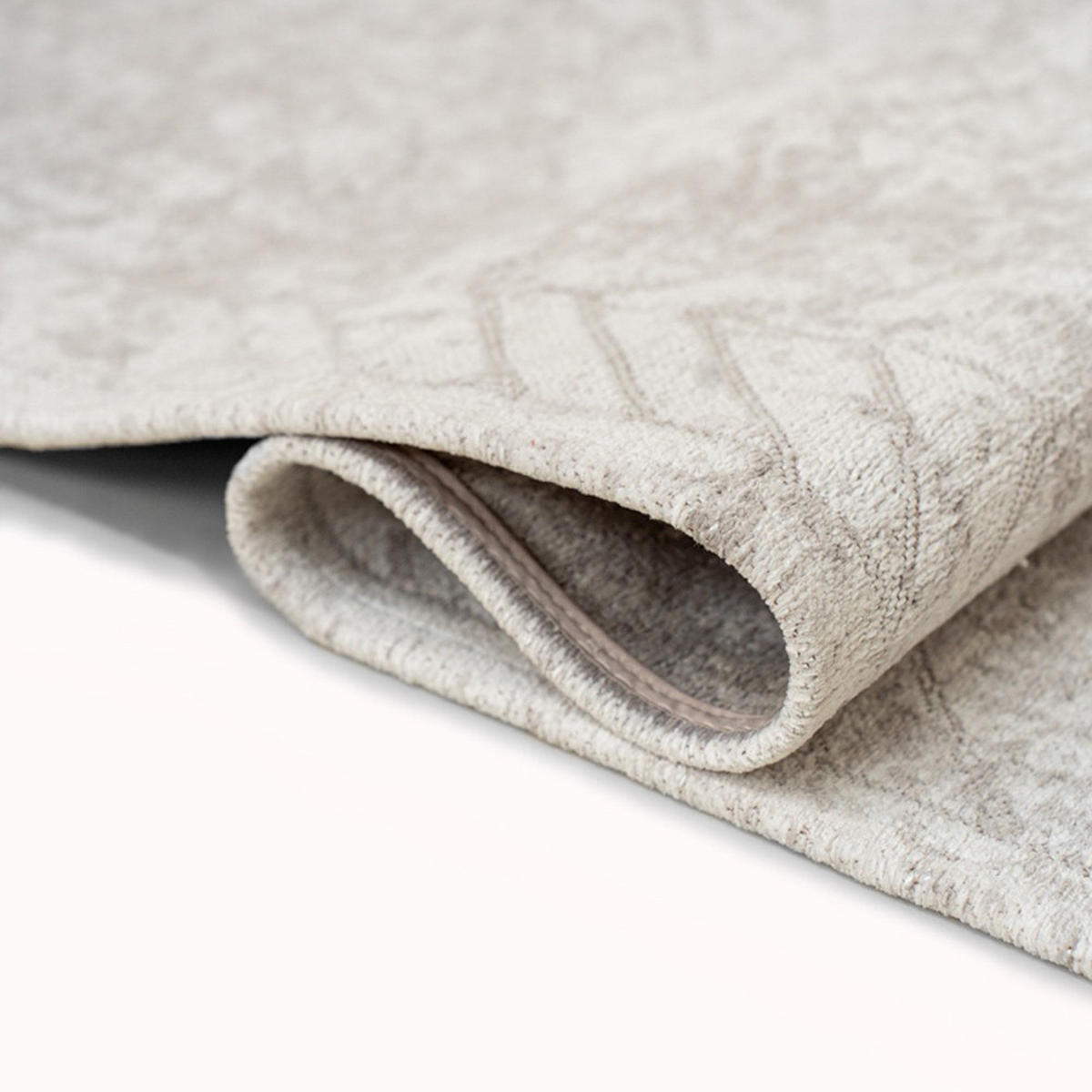 TEPPICH White Plains Mad Men Jacob's Ladder 80/250 cm - Grau, Kunststoff/Textil (80/250cm) - Louis De Poortere