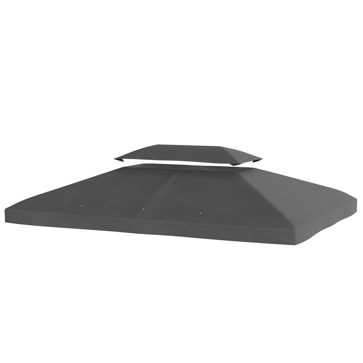 ERSATZDACH Grau 1 Stück - Grau, Naturmaterialien (300/400cm) - GiPP