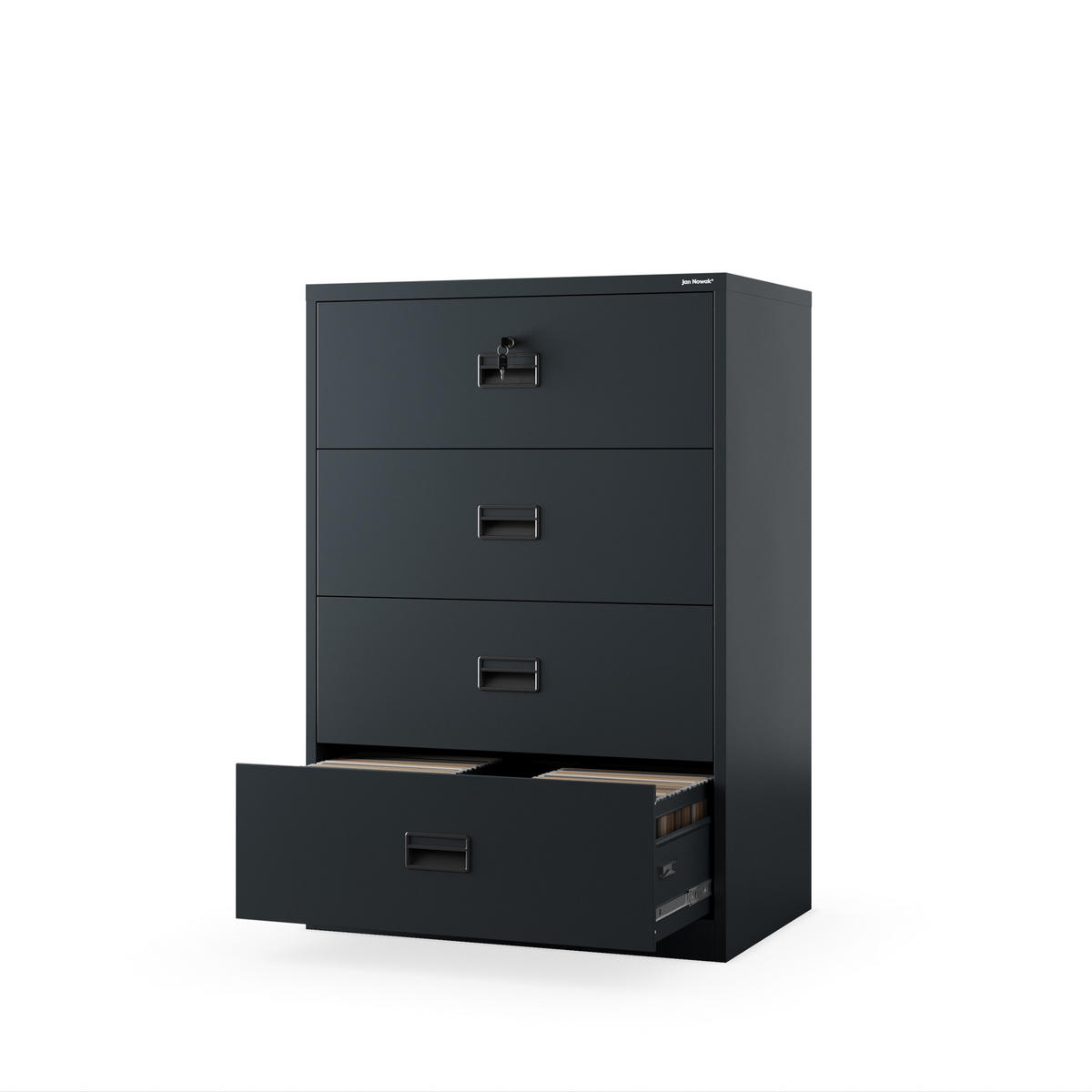METALL-KARTEISCHRANK SARA XL V4 132x90x60 cm - Anthrazit, Metall (90/132/60cm) - Jan Nowak