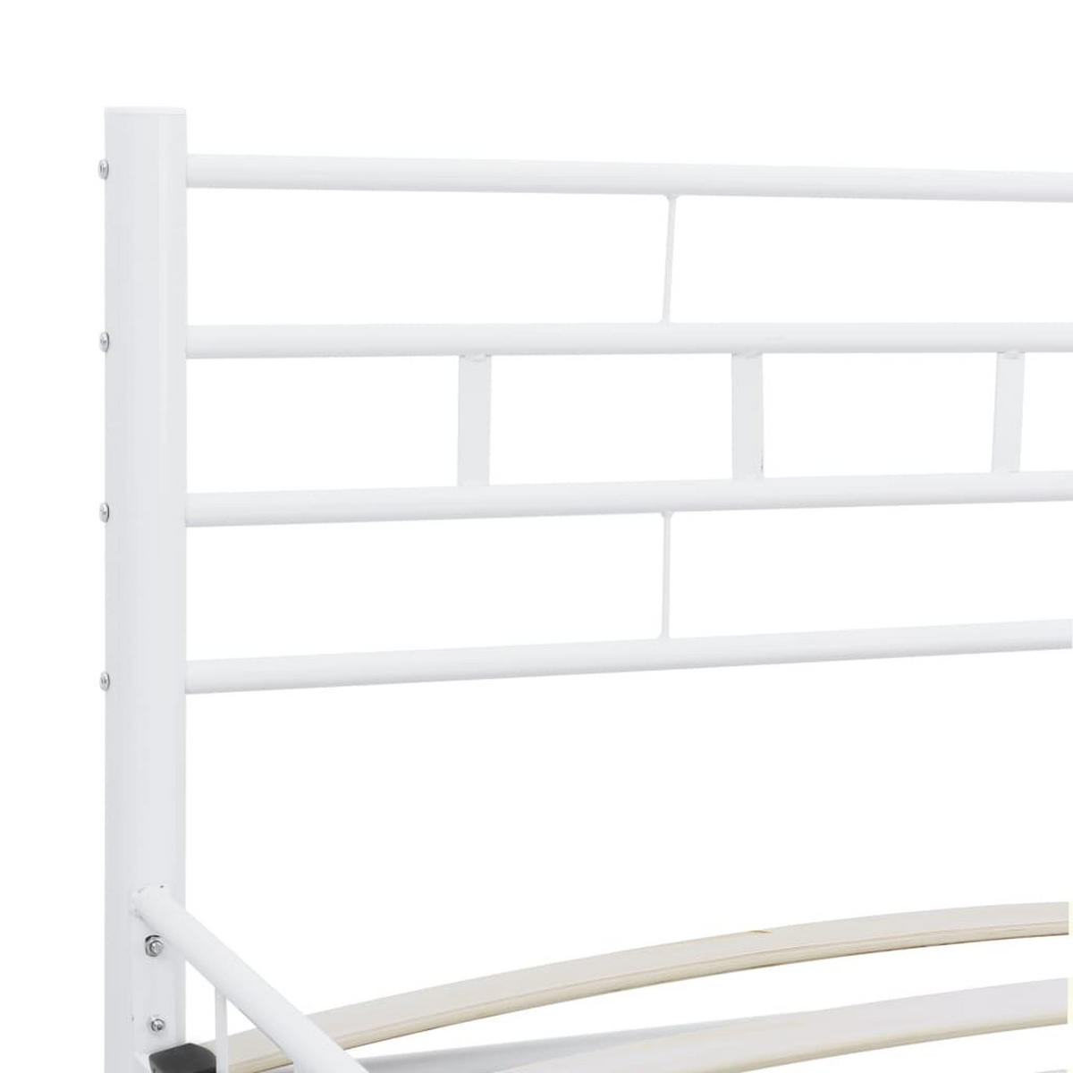 METALLBETT Hood 207/210 cm - Weiß, Metall (200/200cm) - Nettlife