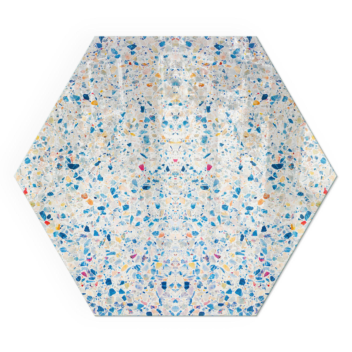 GLASPLATTE für Kamin h40 cm - Weiß, Glas (40/40/0.4cm) - TULUP