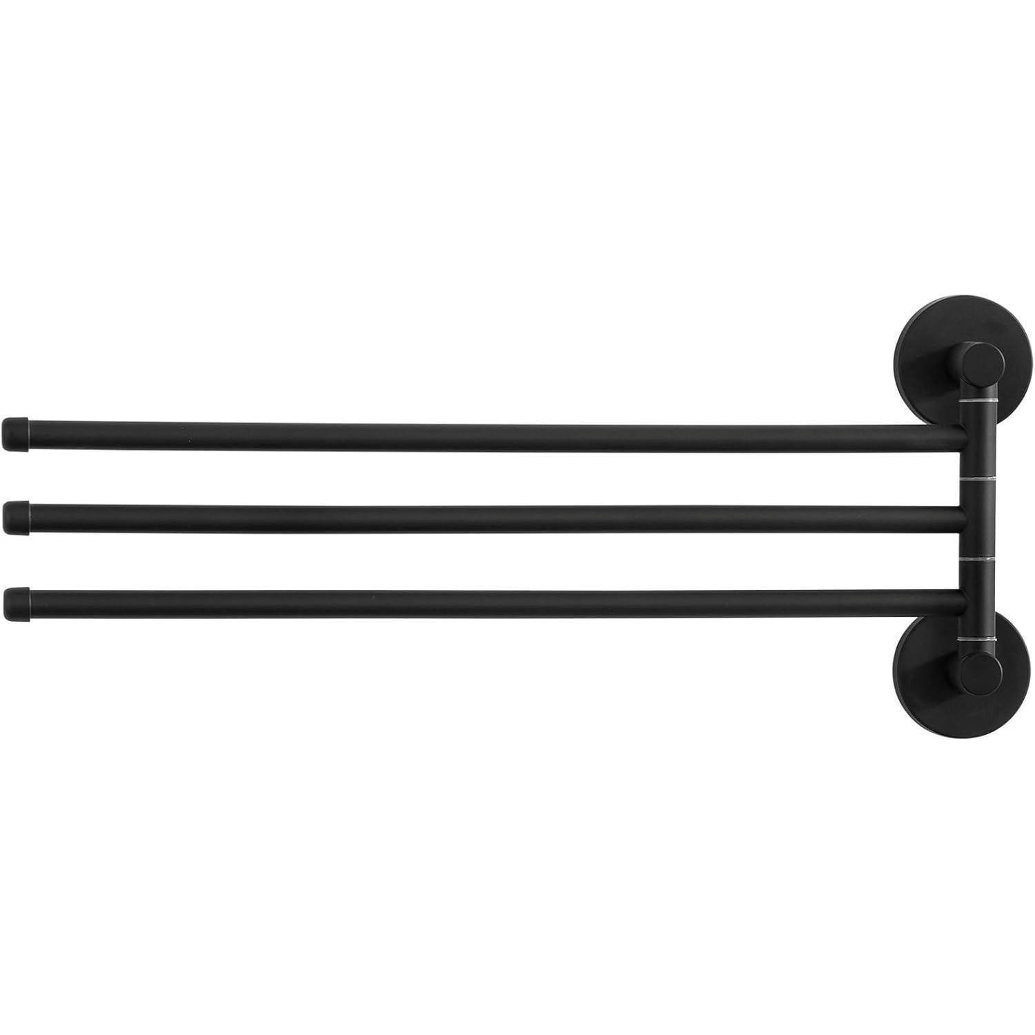 HANDTUCHHALTER schwenkbar 40 cm Schwarz - Schwarz, Metall (1/1/1cm)