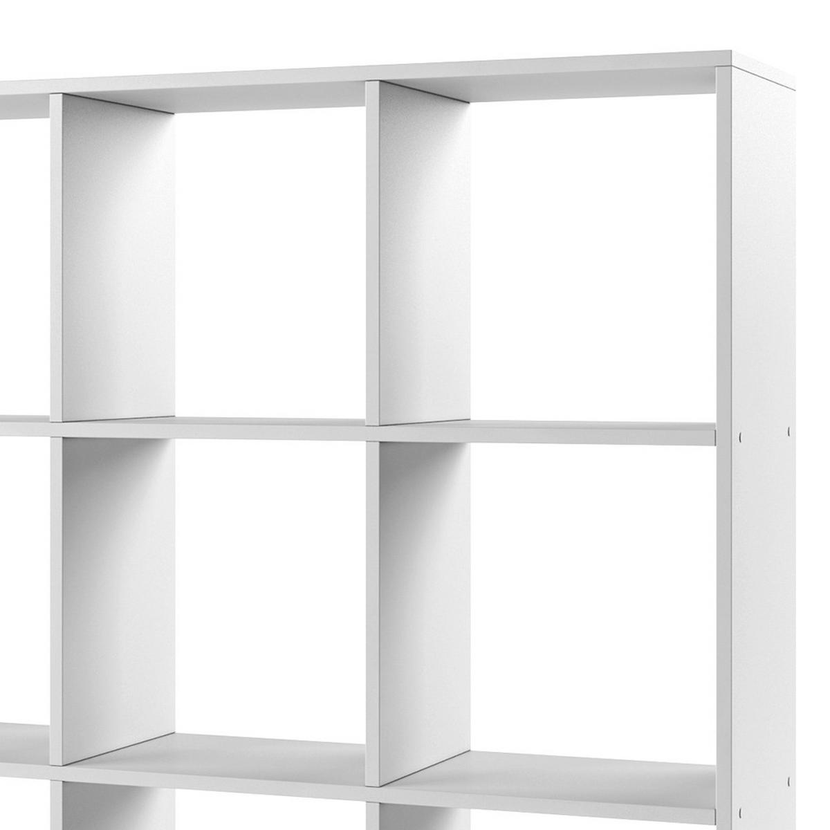 RAUMTEILER Karree Weiß 138.5 x 142.5 cm - Weiß, Holzwerkstoff (138.5/142.5/29cm) - Vicco