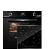 ELEKTRO-BACKOFEN cm EH 6367+KCT 6105 FI Induktions-kochfeld 60 cm - Schwarz, Metall (59.4/59.4/54.3cm) - Kaiser Küchengeräte
