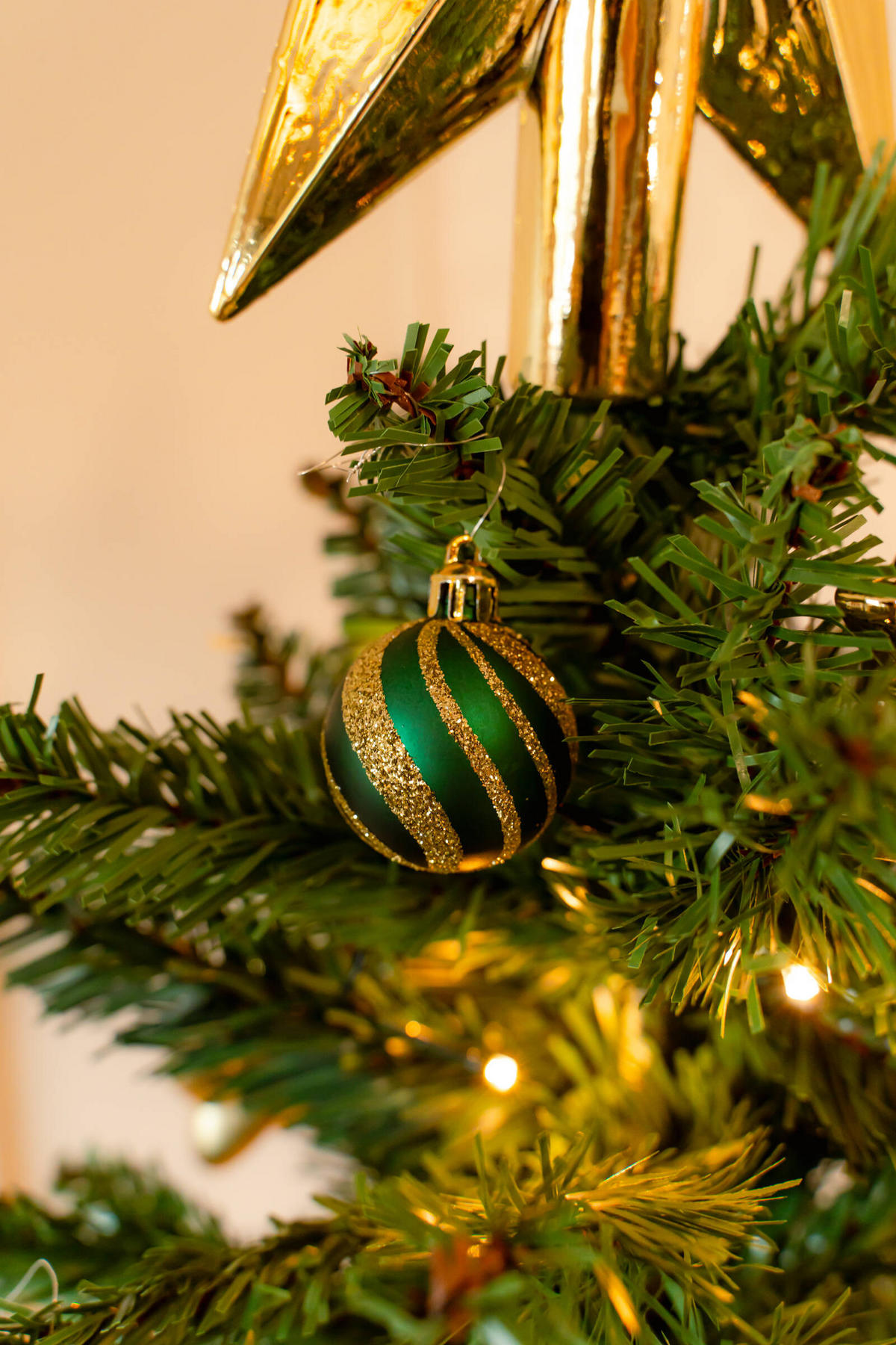 WEIHNACHTSKUGELN 4 cm 12er-Set - Rot/Goldfarben, Kunststoff (4/5.3/4cm) - Atmosphera Createur d´interieur