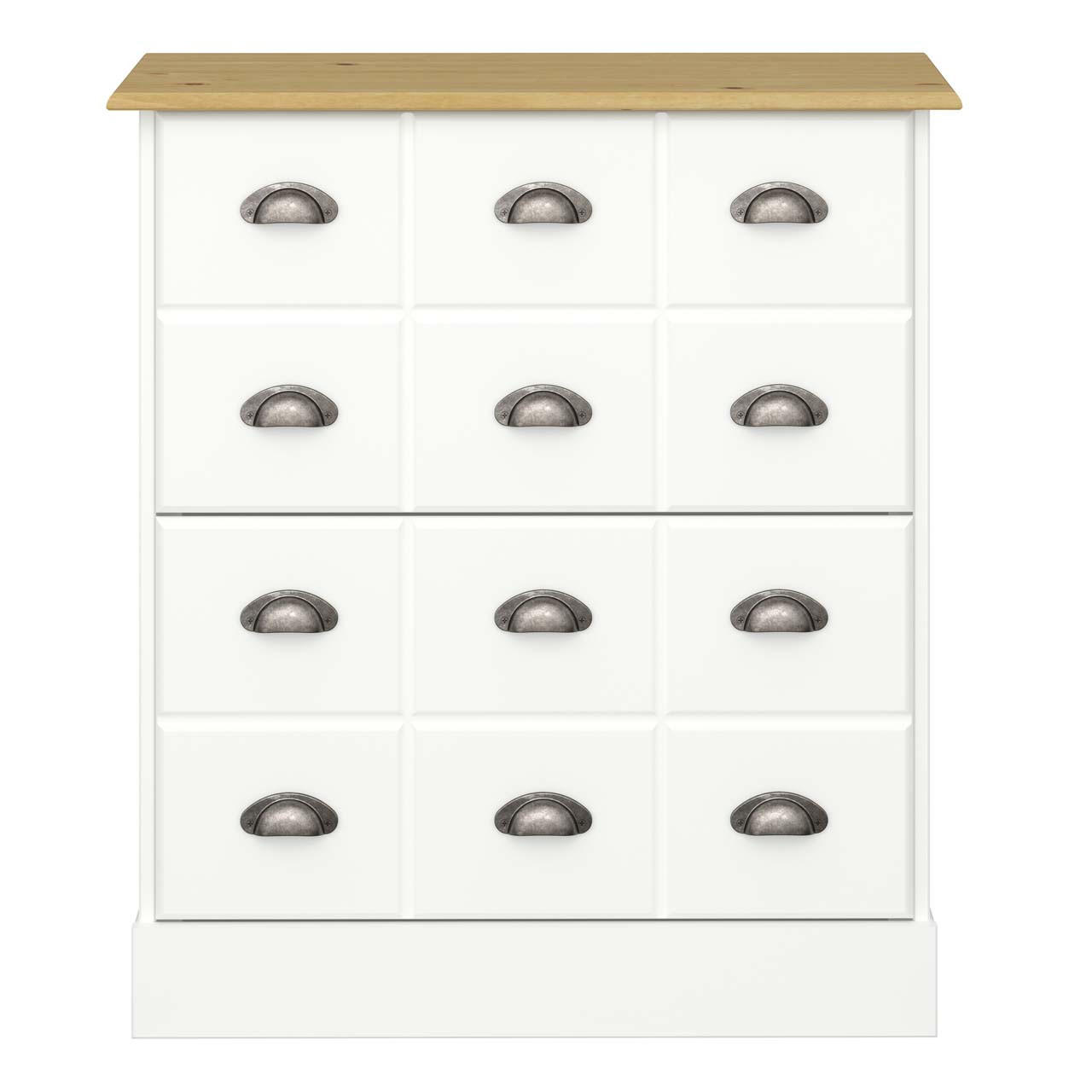 SCHUHSCHRANK weiß - Weiß, Holz (70/84/30cm) - ebuy24