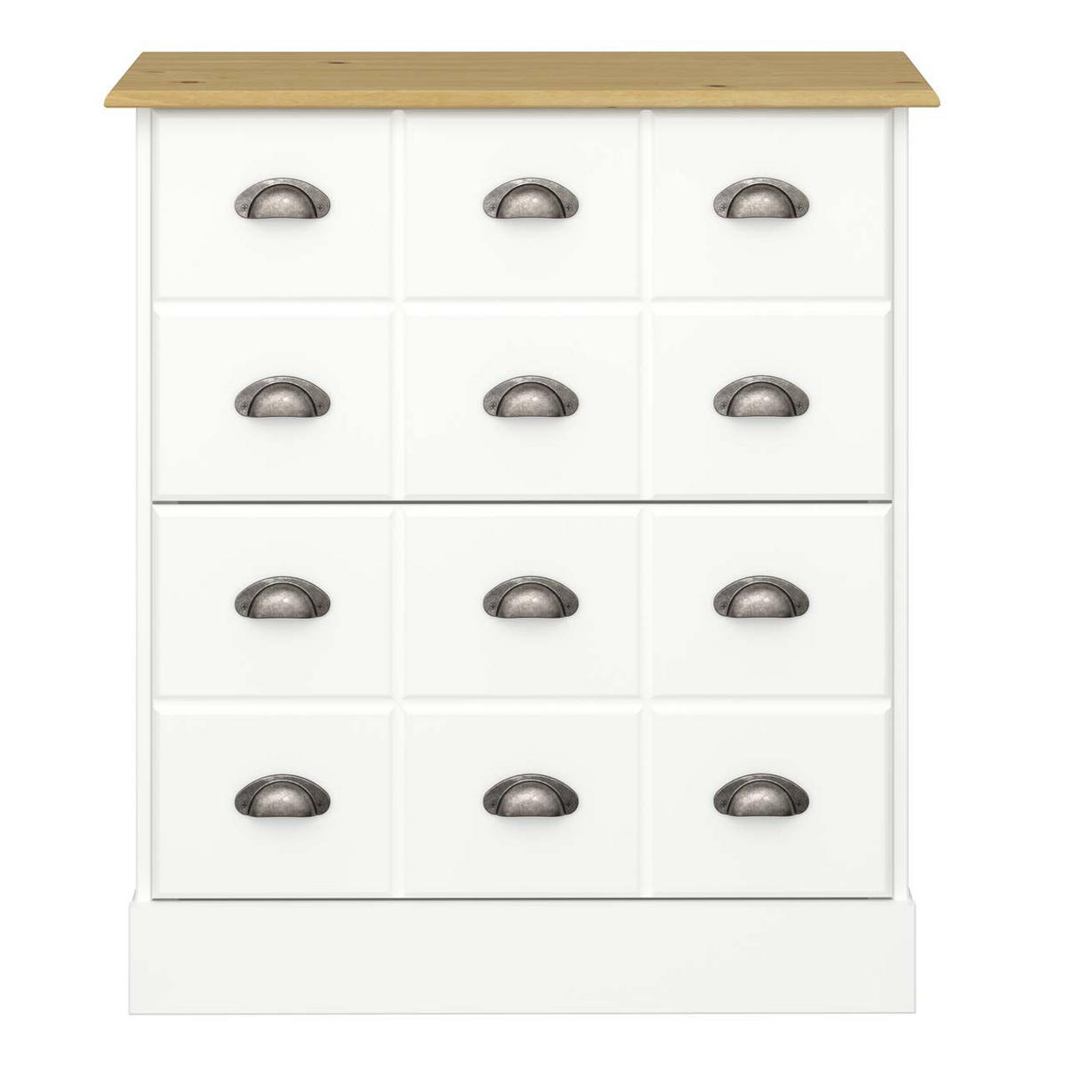 SCHUHSCHRANK weiß - Weiß, Holz (70/84/30cm) - ebuy24