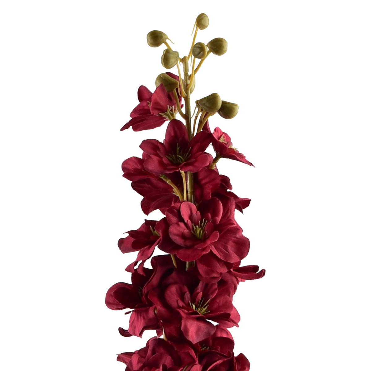 UMĚLÁ KVĚTINA Ostróżka, Viridis - bordeaux, plast (85cm) - Mondex