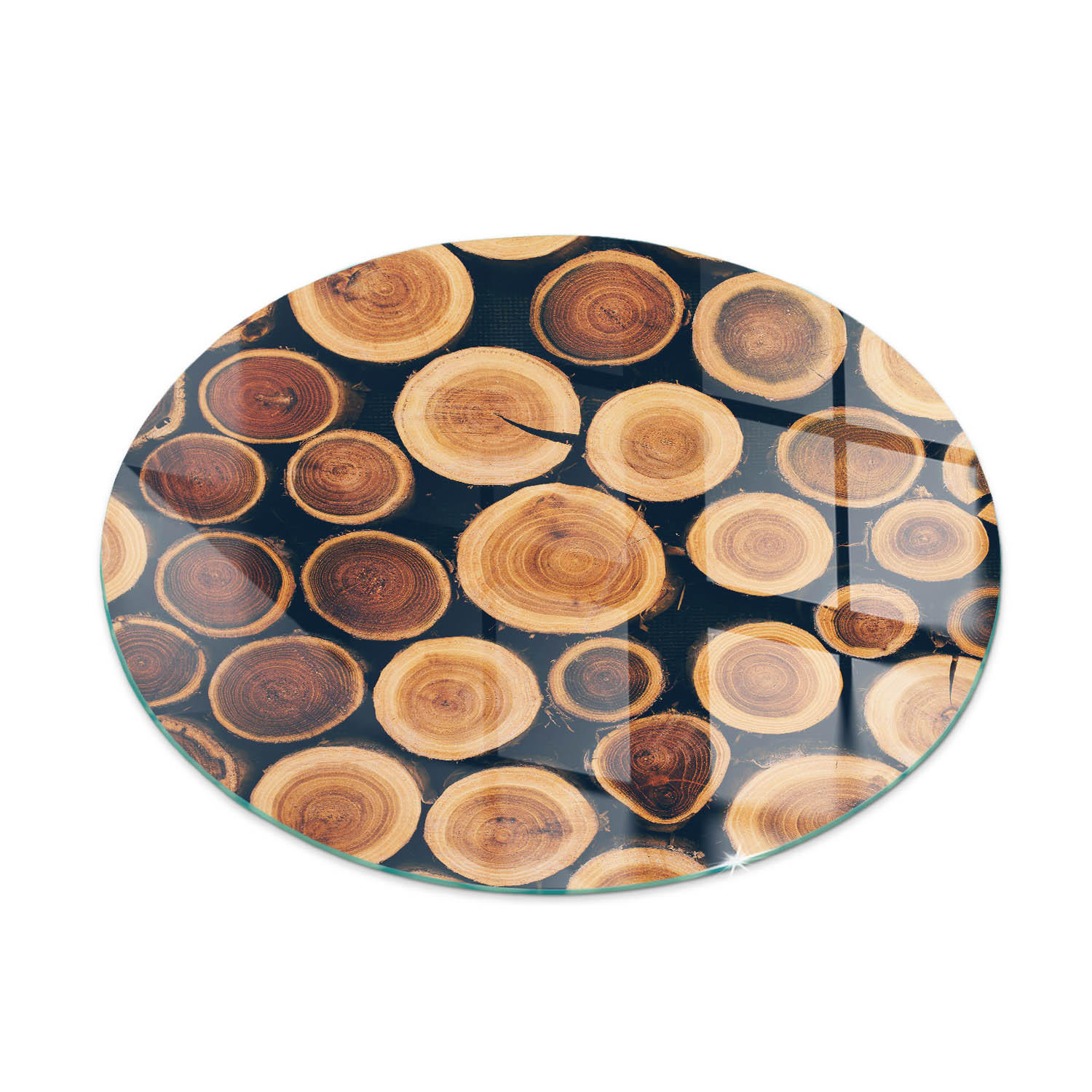 ArtPrintCave Glasplatte Braun 60x60x0.4 cm