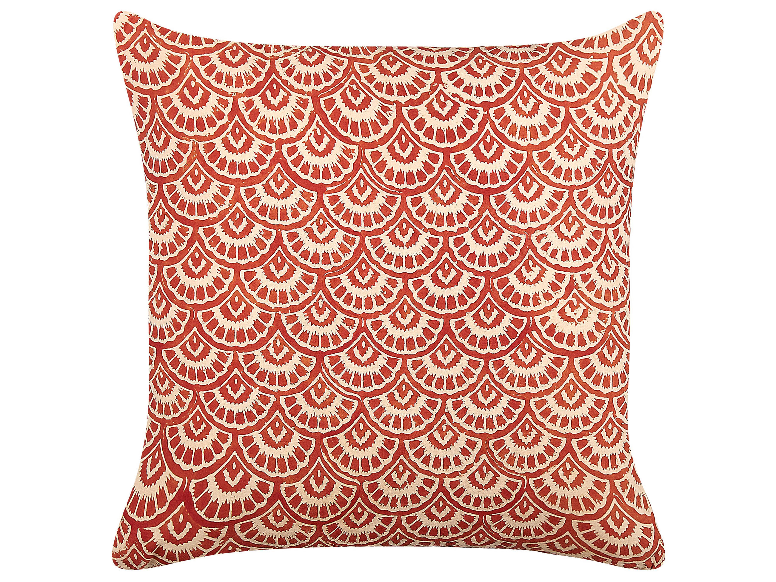 DEKOKISSEN 2er-Set Creme 45/45 cm Rhus - Creme, Naturmaterialen/Textil (45/45cm) - Beliani