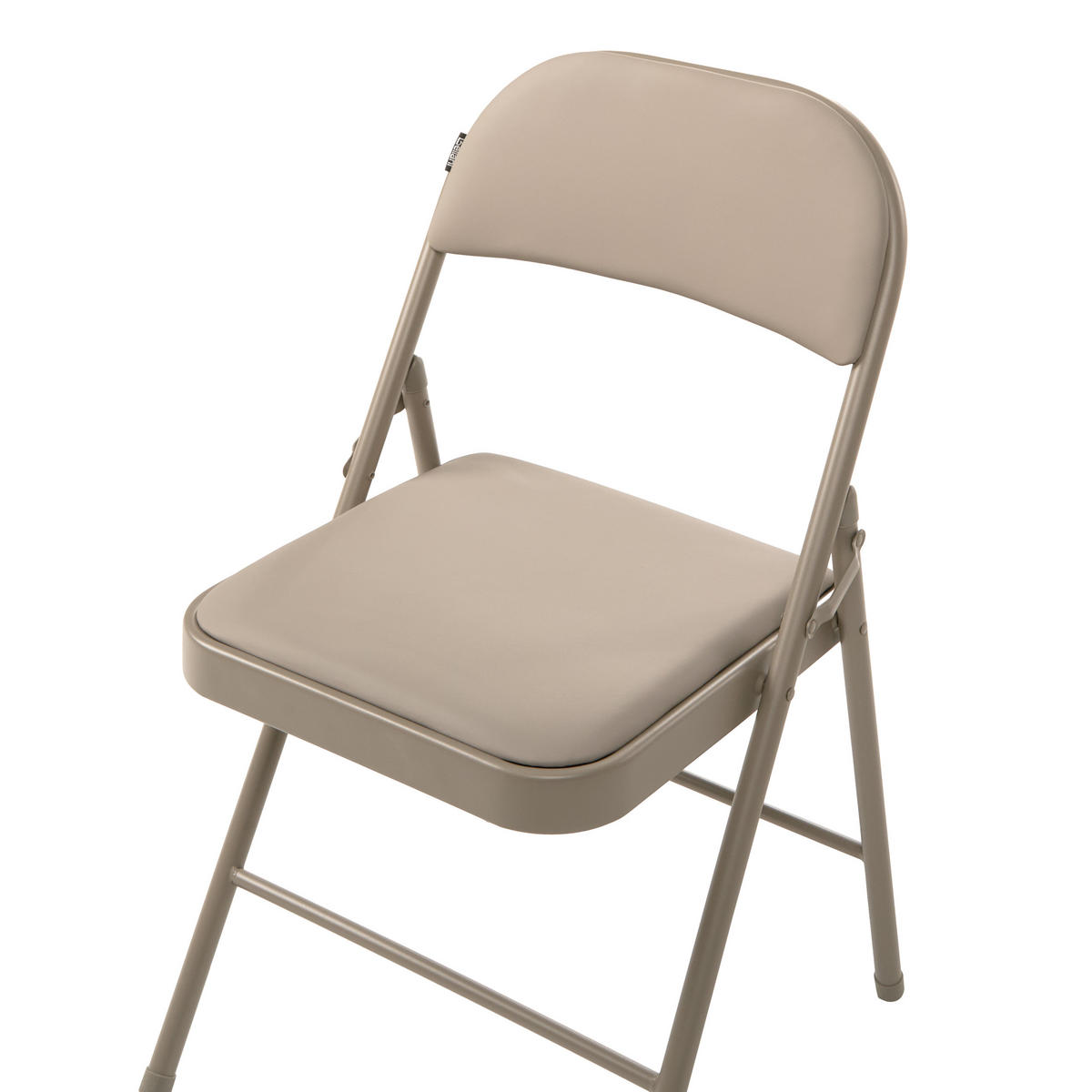 SKLÁDACÍ ŽIDLE sada 4 ks Kov Béžová Shasta - béžová, kov (45/77/47cm) - Beliani