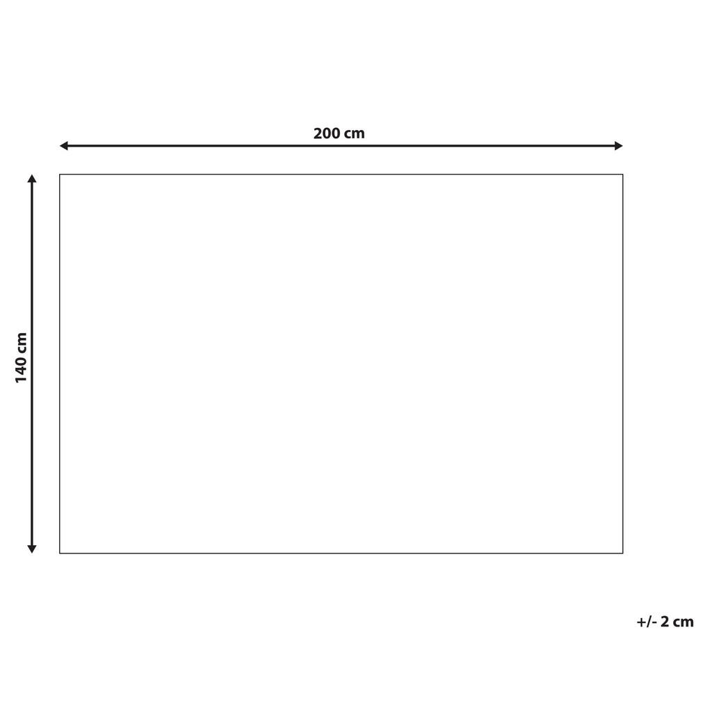 Thumbnail - Beliani Shaggy-Teppich, Beige, Textil, Grafikmuster, Rechteckig, 140x200 cm, Teppiche & Böden, Teppiche, Hochflorteppich...