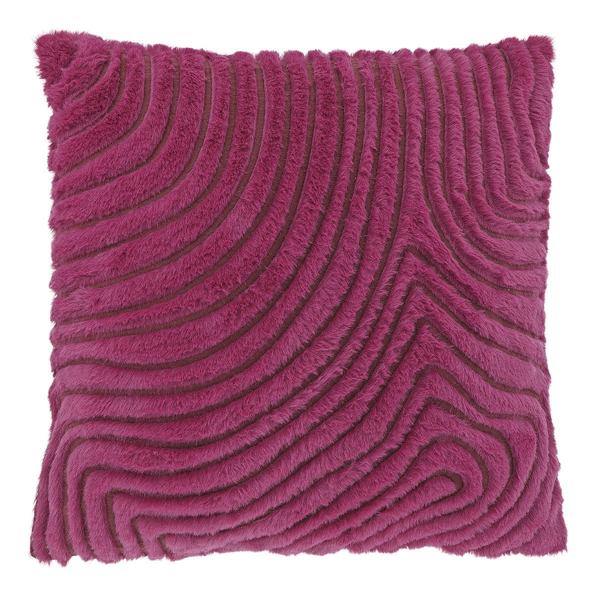 DEKOKISSEN Jace Rosa 45/45/8 cm - Pink, Textil (45/45cm) - Unique Living