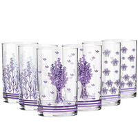 TRINKGLÄSER LAVENDER, 6ER-SET, 250 ML - Transparent, Glas (0.25L) - Krosno Glass