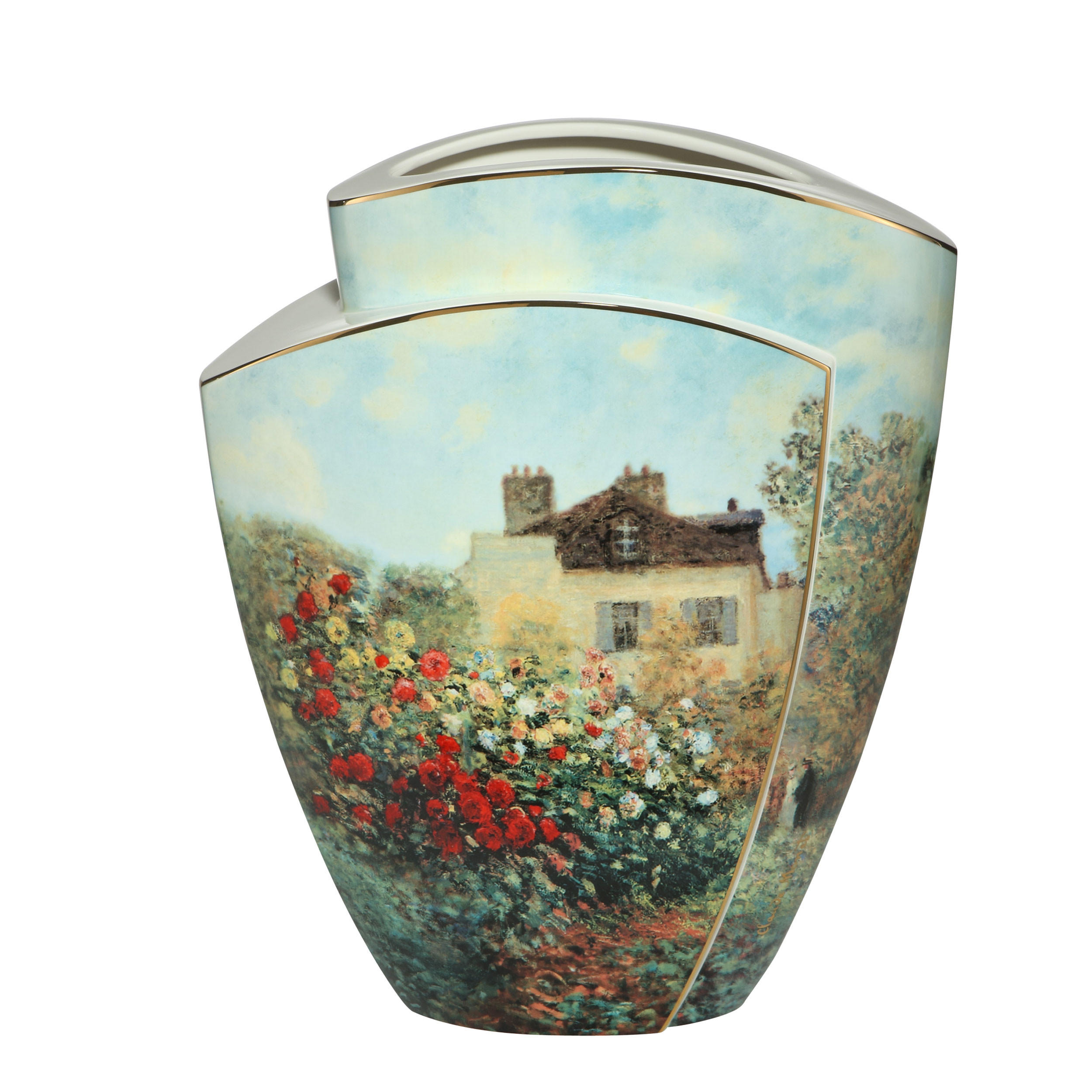 VASE Monet - Das Künstlerhaus, Porzellan, Bunt, 43 cm - Multicolor, Keramik (43cm) - Goebel
