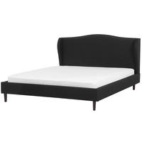 POLSTERBETT 180/200cm Schwarz Colmar - Schwarz, Textil (180/200cm) - Beliani