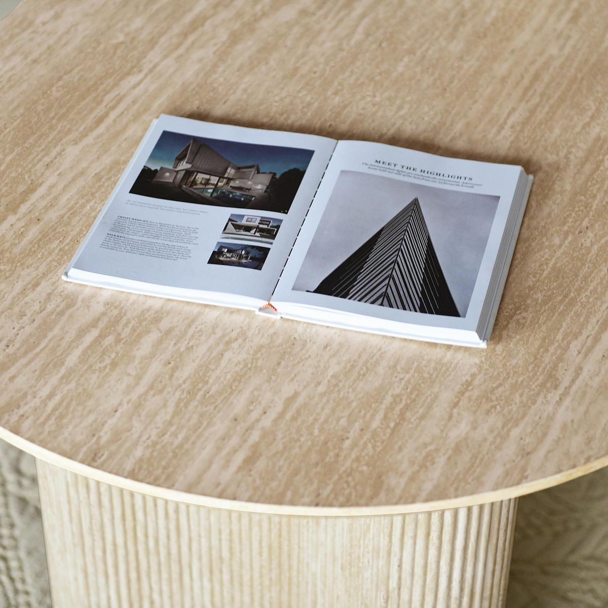 ESSTISCH - oval, Travertin Stein Dekor - Beige, Holzwerkstoff (90/180/75cm) - home24