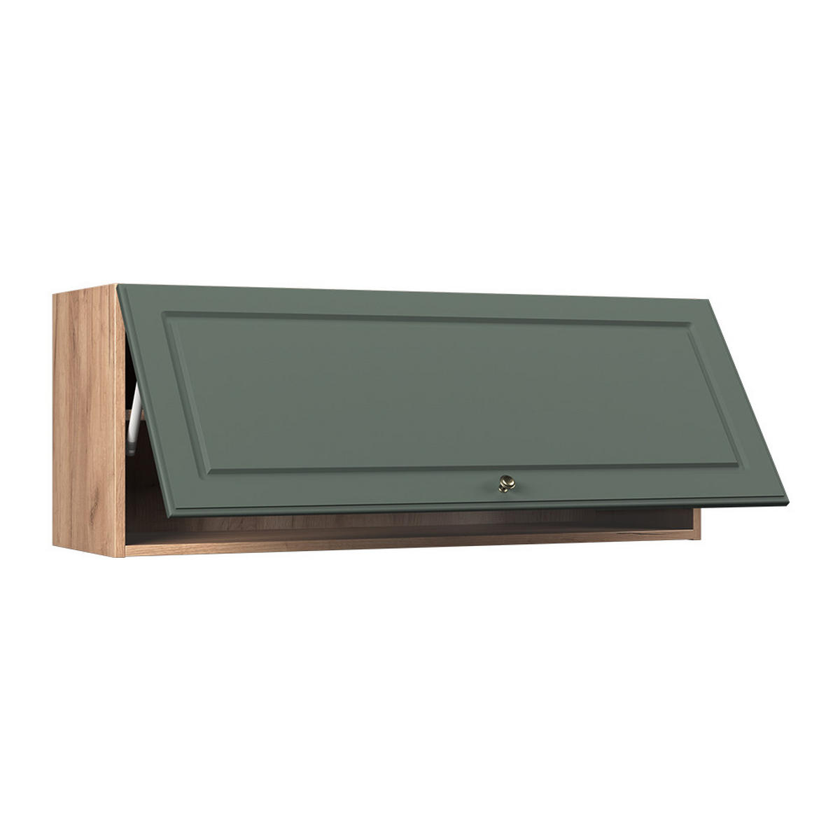 NÁSTENNÁ SKRINKA Fame-Line, Zelený a zlatý vidiecky dom/Dub Goldkraft, 100 cm - zelená/dub medový, kompozitné drevo (100/40/34.1cm) - Vicco
