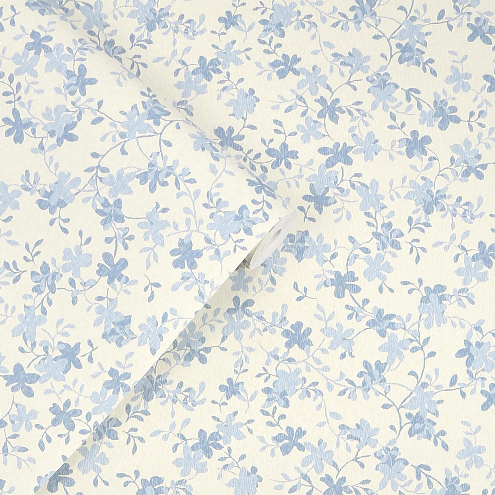 VLIESTAPETE Misterton Trail Pale Seaspray Blue - Hellblau, Papier/Kunststoff (52/1000cm) - Graham & Brown