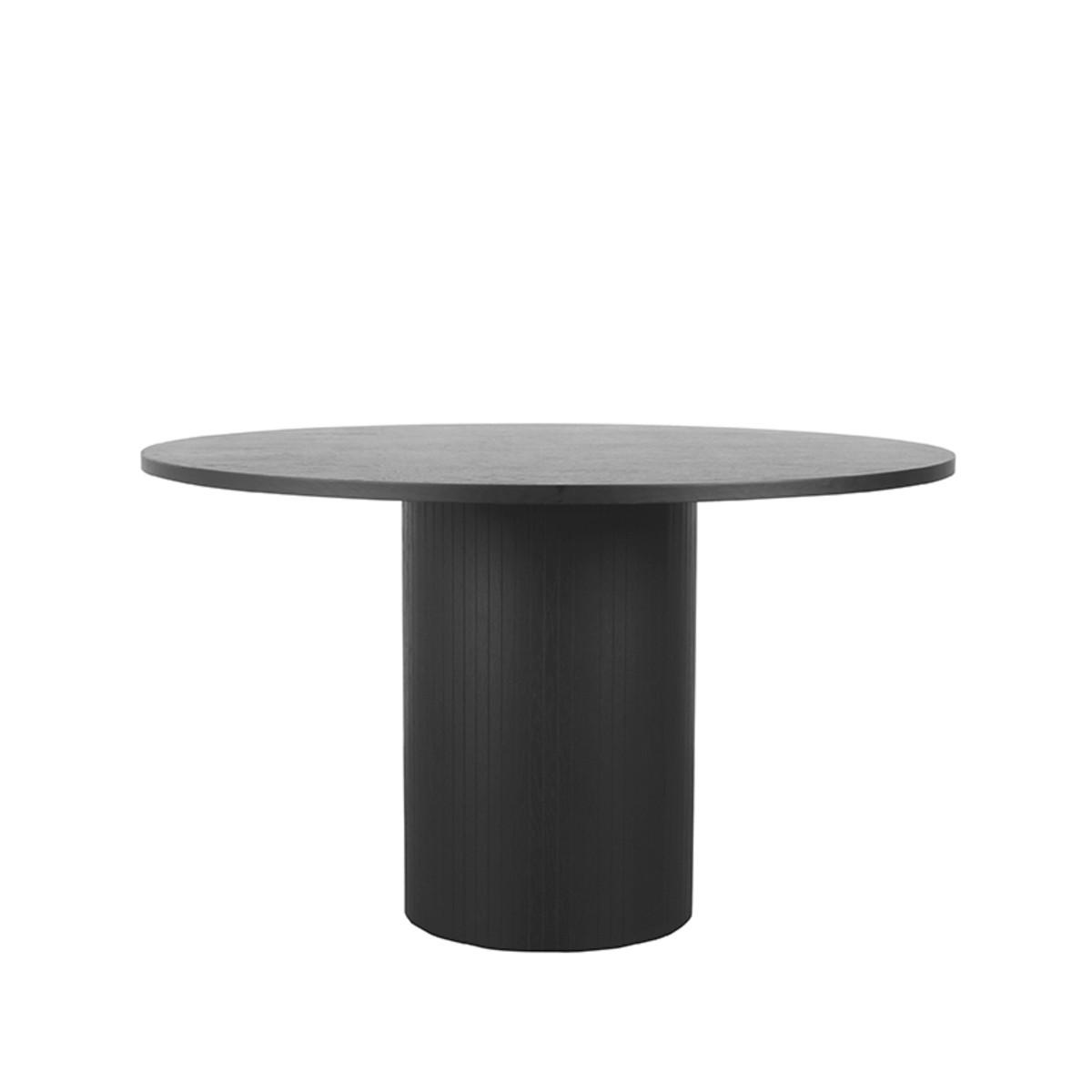 Label51 Esstisch Schwarz 130x75x130 cm