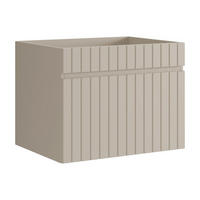 WASCHBECKENUNTERSCHRANK - 60cm x 46cm - MDF - beige - SATARA - Beige, Holz (60/46/46cm) - Vente-Unique
