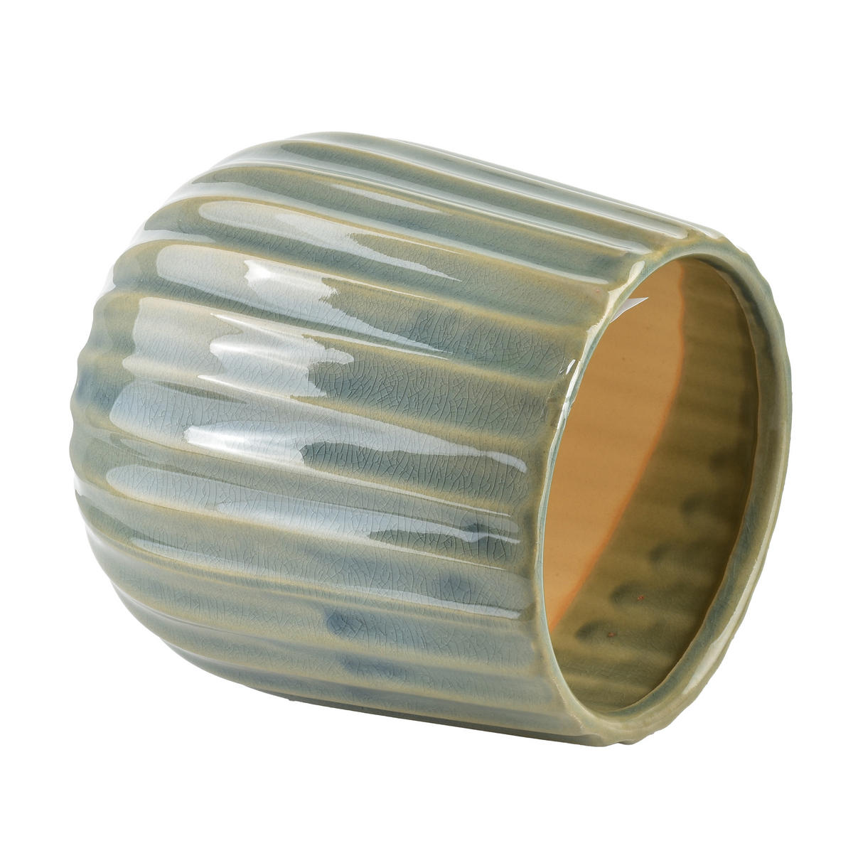 OSLONKA ARINA LIGHT, 14 x 15 x 16,5 cm, keramika - tyrkysová, keramika (17/17/17cm) - Mondex