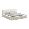 POLSTERBETT mit Bettkasten und Lattenrost 178x238 Beige - Beige/Creme, Kunststoff/Textil (140/200cm) - Makamii