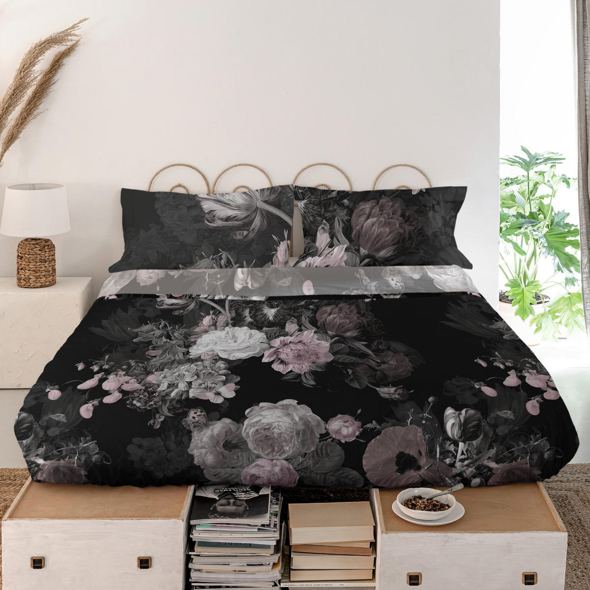 OBERLAKEN Onyx 260x270 cm (Übergrösse) - Multicolor, Textil (260/270cm) - Happy Friday
