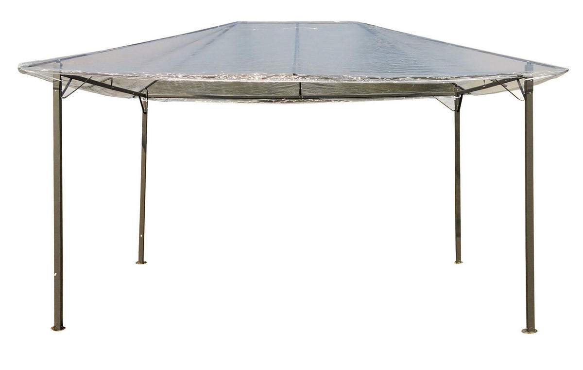 PAVILLON Schutzhaube 3x4m PVC Transparent Nizze - Transparent, Kunststoff (300/1/400cm) - QUICK STAR