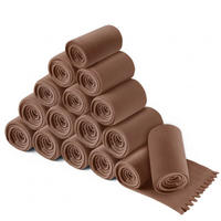 16ER Set Fleecedecken wave 120x160 braun - Braun, Textil (120/160cm) - wometo